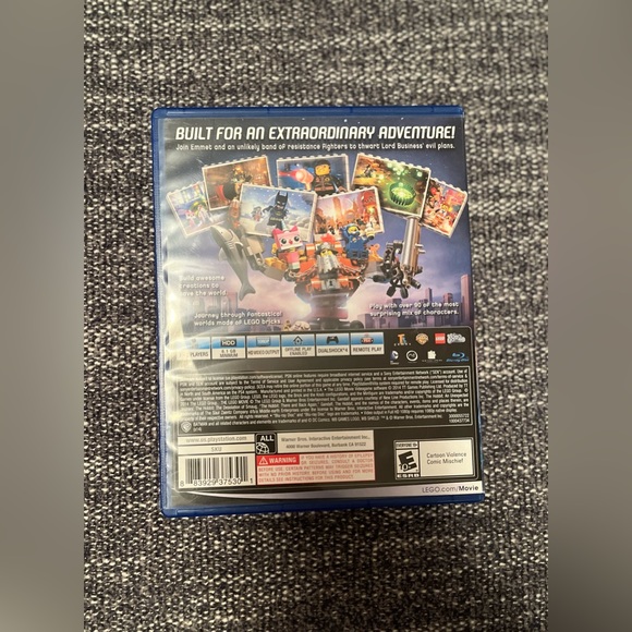 The LEGO Movie Videogame PS4 Sony PlayStation 4 2014 CIB Complete Warner Bros - Picture 3 of 3